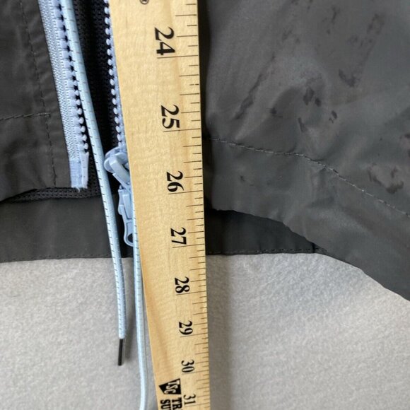 Fabletics Willow Reflective Jacket Womens XL Windbreaker Bomber Gray Stained - Picture 6 of 11